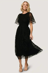 Kendra Embroidered Dress