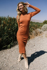 Jill Ribbed Midi Dress