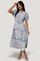 Mirabel Eyelet Midi Dress