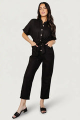 Dallas Button Up Jumpsuit