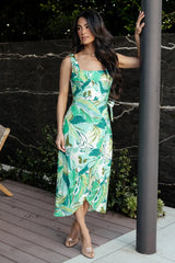 Latonya Faux Wrap Dress