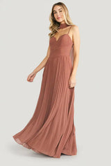 Georgina Pleated Maxi Dress