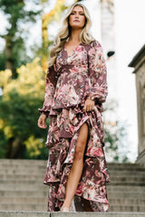 Montrouge Tiered Satin Dress