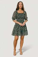 Azlyn Smocked Short Dress