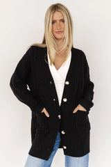 Alberta Cable Knit Cardigan