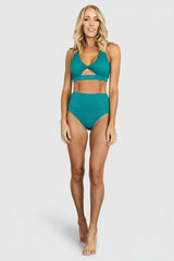 Del Mar Ribbed Bikini Bottom