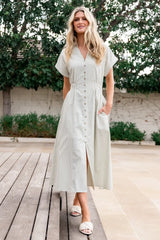 Larah Button Dress