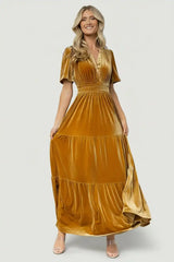 Artemis Velvet Maxi Dress