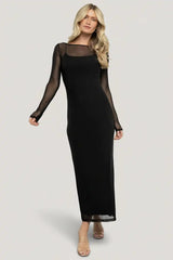 Darya Mesh Midi Dress