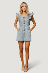 Montgomery Denim Romper