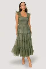 Emma Smocked Tulle Dress