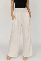 Parvati Smocked Waist Pants