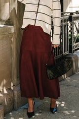 Tona Faux Suede Skirt