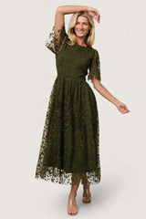 Kendra Embroidered Dress