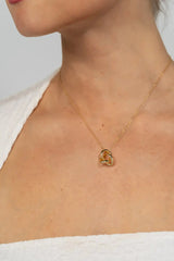 Infinity Knot Pendant Necklace