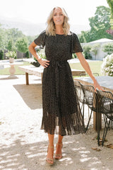 Prim Pleated Dress