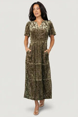 Bronwyn Velvet Dress