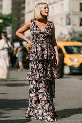 Queens Tiered Maxi Dress