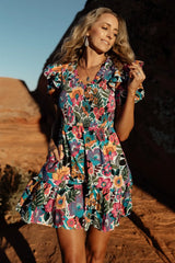 Kyrie Puff Sleeve Short Dress