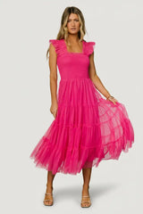 Emma Smocked Tulle Dress