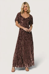 Everley Velvet Maxi Dress