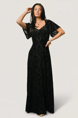 Everley Velvet Maxi Dress