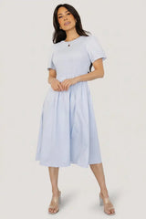 Farrah Smocked Midi Dress