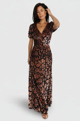 Leslie Velvet Maxi Dress