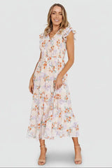 Arla Smocked Maxi Dress