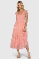 Emma Smocked Tulle Dress