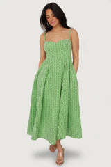 Gracelyn Embroidered Sweetheart Dress