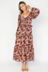 Serena Tiered Maxi Dress