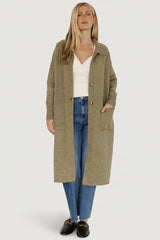 Ontario Long Button Cardigan