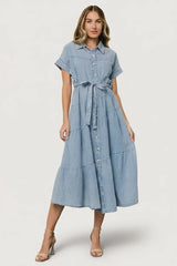 Logan Button Up Dress