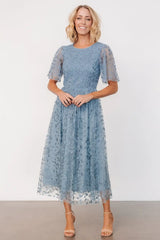 Kendra Embroidered Dress
