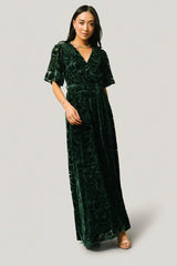 Uma Velvet Maxi Dress