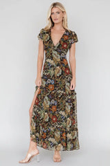 Riverwood Deep V Maxi Dress