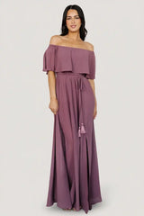 Victoria Off Shoulder Maxi Dress