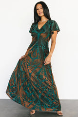 Kimberly Velvet Maxi Dress