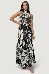 Melodía Halter Maxi Dress