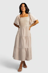 Fauna Lace Top Dress