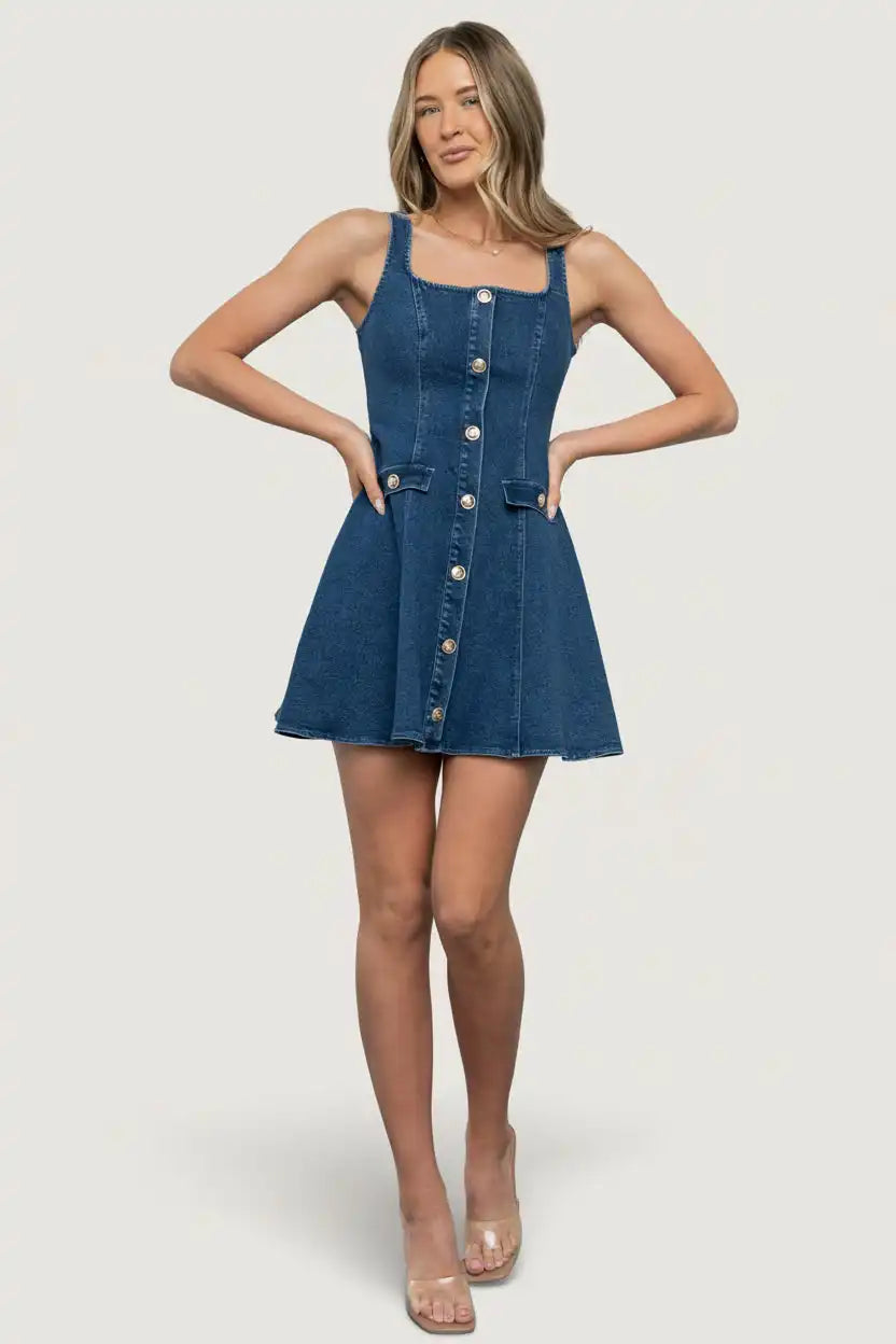 Mason Denim Mini Dress