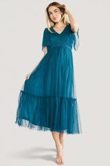 Martha Smocked Tulle Dress