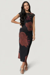 Daniela Mesh Midi Dress