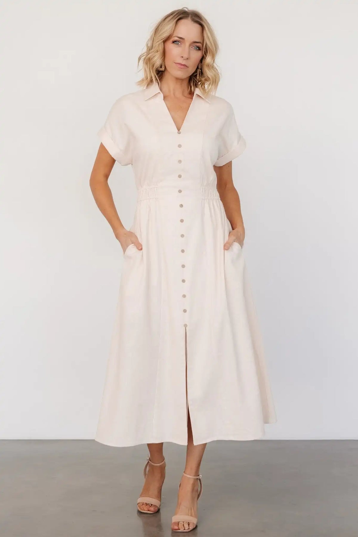 Larah Button Dress