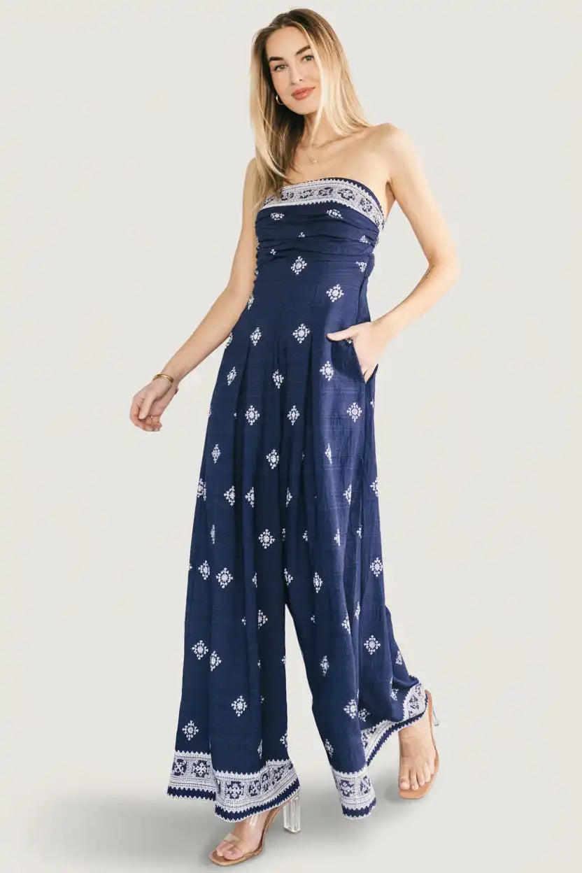 Córdoba Strapless Jumpsuit