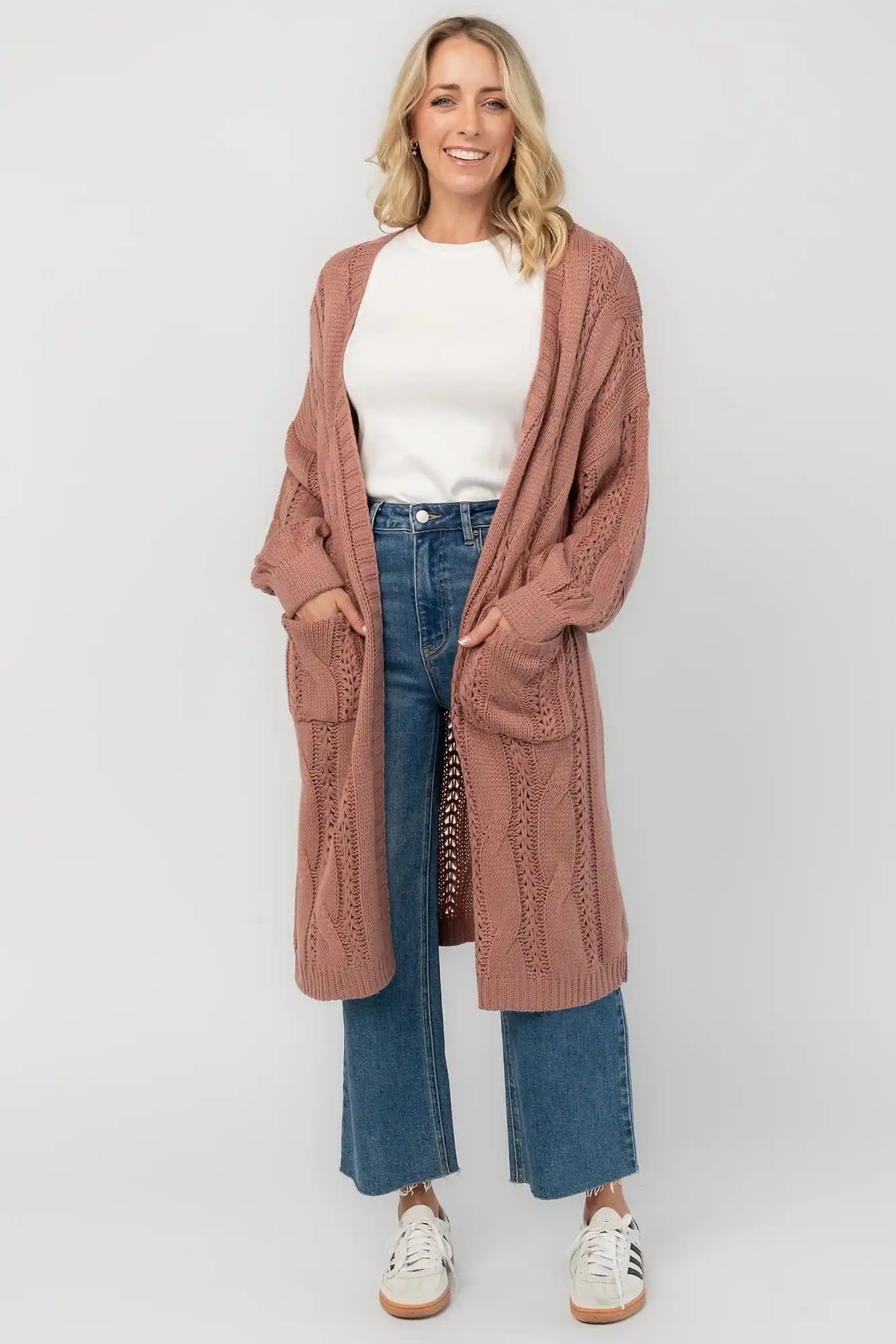 Braxton Cable Knit Cardigan