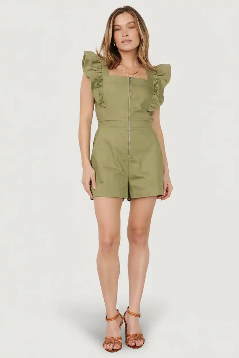 Montgomery Denim Romper