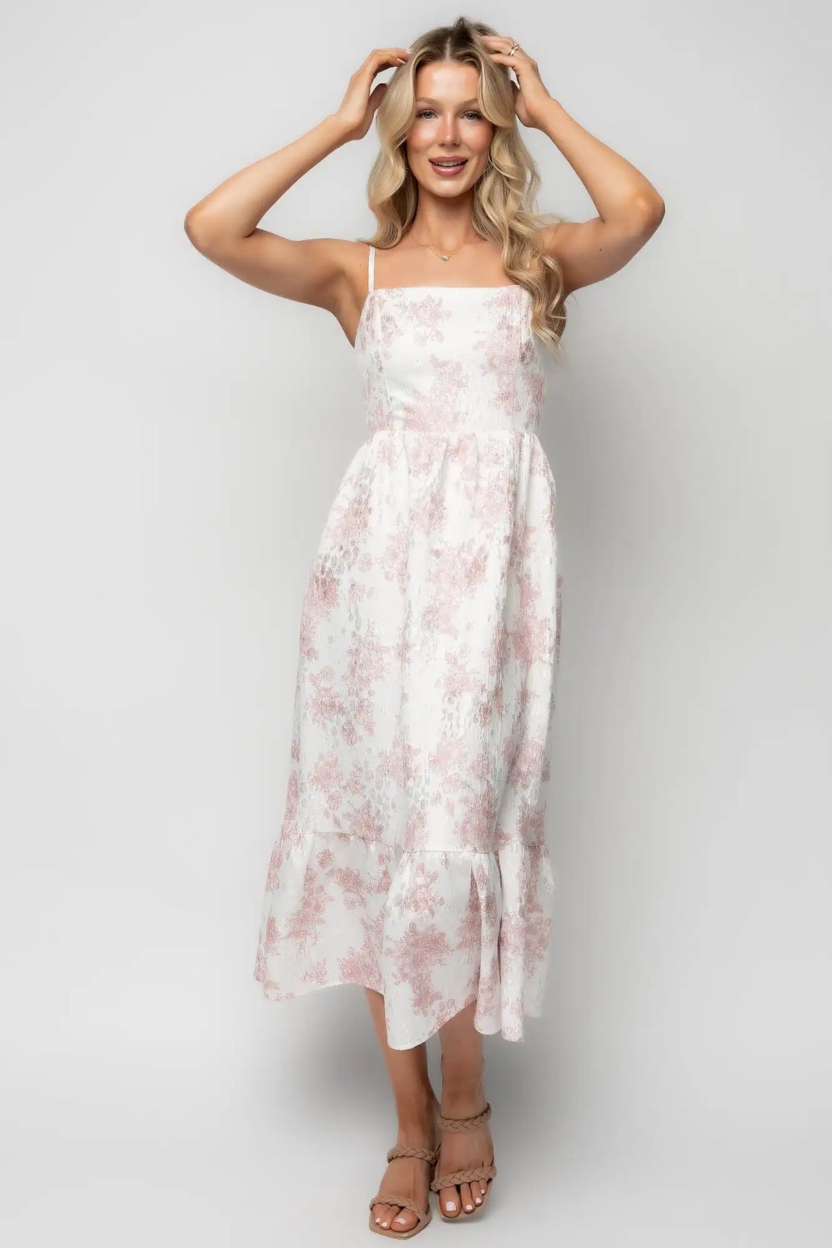 Cherie Jacquard Dress