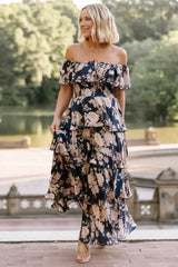 Isabelle Off Shoulder Maxi Dress